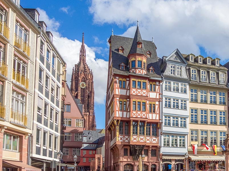 Römerberg in Frankfurt, Germany